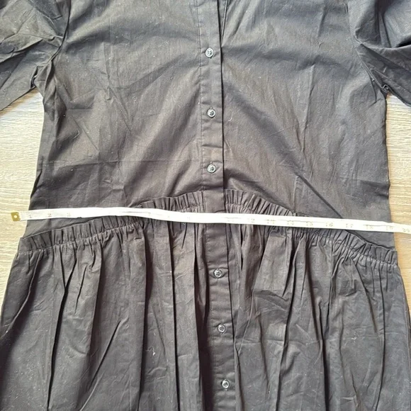 NEW Taylor Tillman Liza Ruffle poplin cotton dress Small - Picture 11 of 12